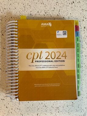 AMA CPT Professional Edition 2024 Official Code Book [PREOWNED]